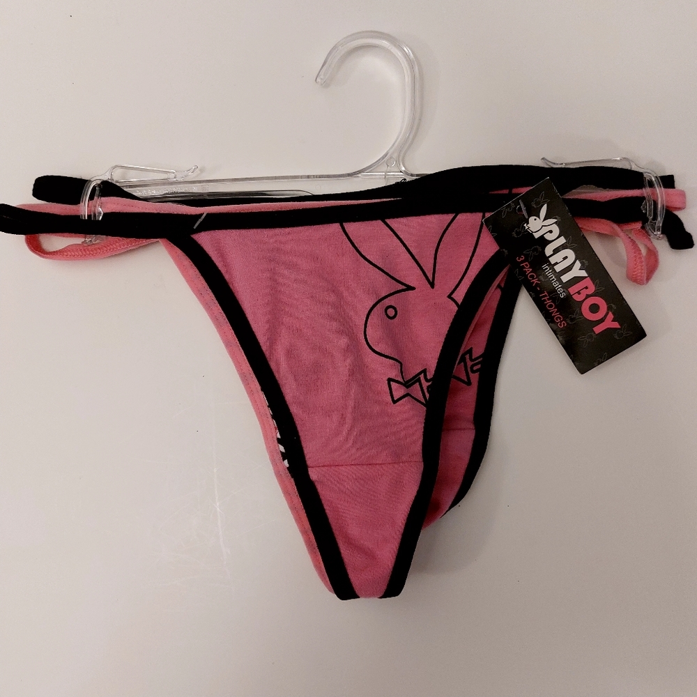 Playboy Panties Thong 4 pack